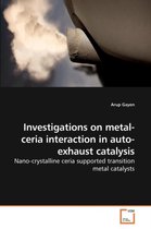Investigations on metal-ceria interaction in auto-exhaust catalysis