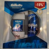 Gillette Geschenkset - Scheergel + Deodorant