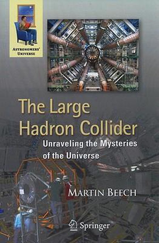 Omslag van Large Hadron Collider door Martin Beech