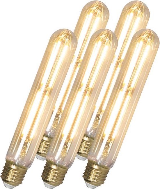 Calex Set van LED langfilamentlamp buis E27 240V 4W 320lm dimbaar |