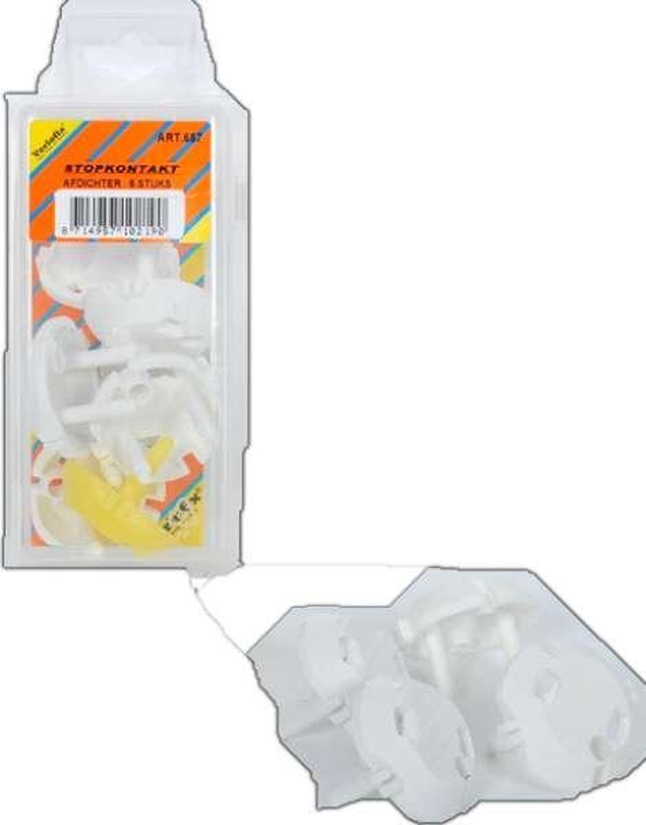 Verlofix Beveiliging Stopcontact Wit 7-delig