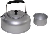 Fox Outdoor lichtgewicht klein fluitketeltje met theezeef aluminium 0.95 liter - zeer compact