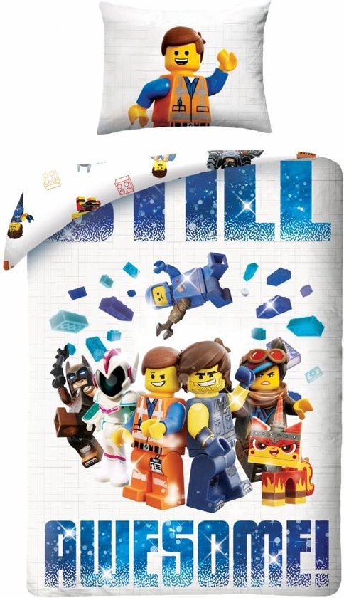 omzeilen Natte sneeuw sector Lego Movie 2 Dekbedovertrek Action - Eenpersoons - 140x200 cm - Multi |  bol.com