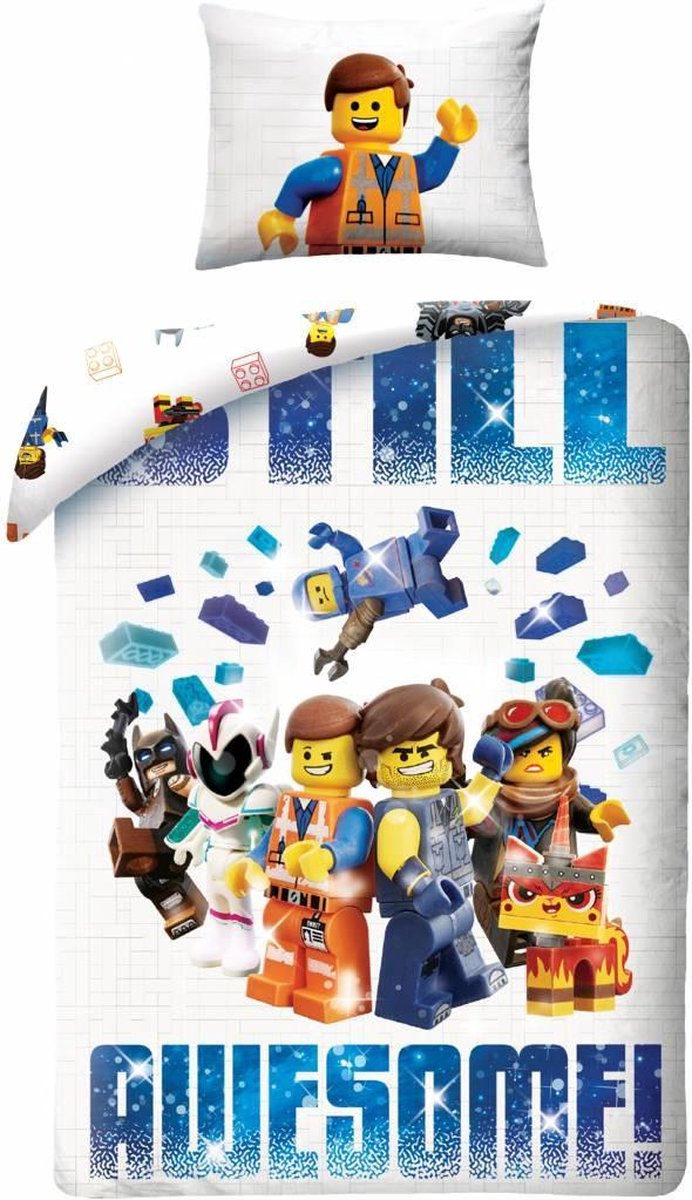 Bevriezen Keel Blaast op Lego Movie 2 Dekbedovertrek Action - Eenpersoons - 140x200 cm - Multi |  bol.com
