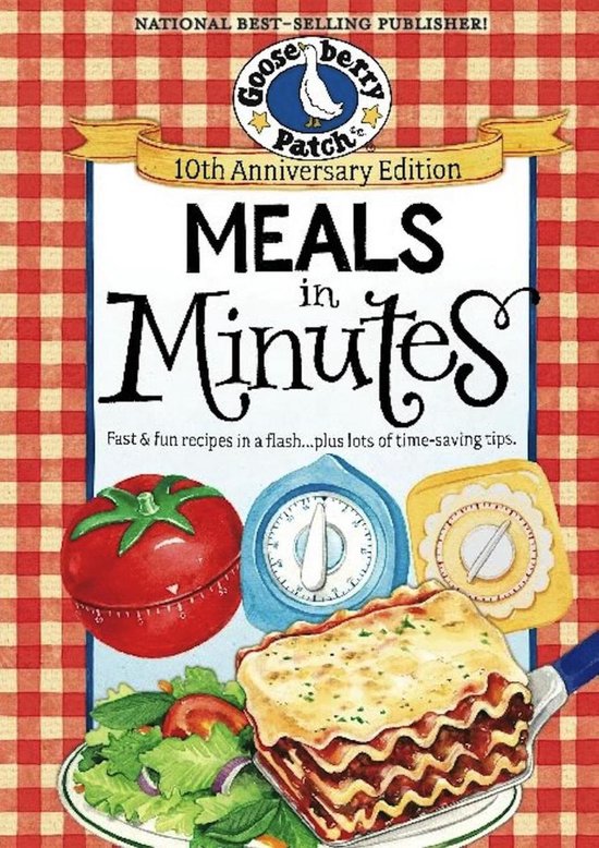 Meals in Minutes 10th Anniversary Cookbook - cover