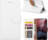 Bookcase Nokia 6.1 Plus - Wit