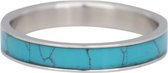 iXXXi Jewelry - Vulring - Turkoise/Zilverkleurig - Turquoise Stone - 4mm