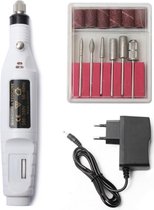 6-In-1 Krachtige Mini Manicure- en pedicureapparaat - Wit