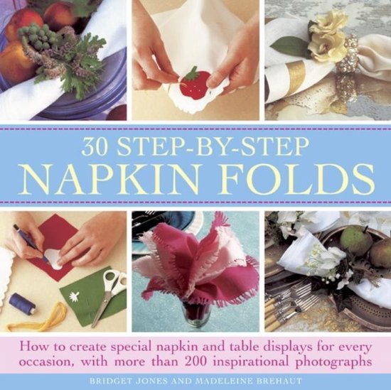 30 Step-By-Step Napkin Folds - cover