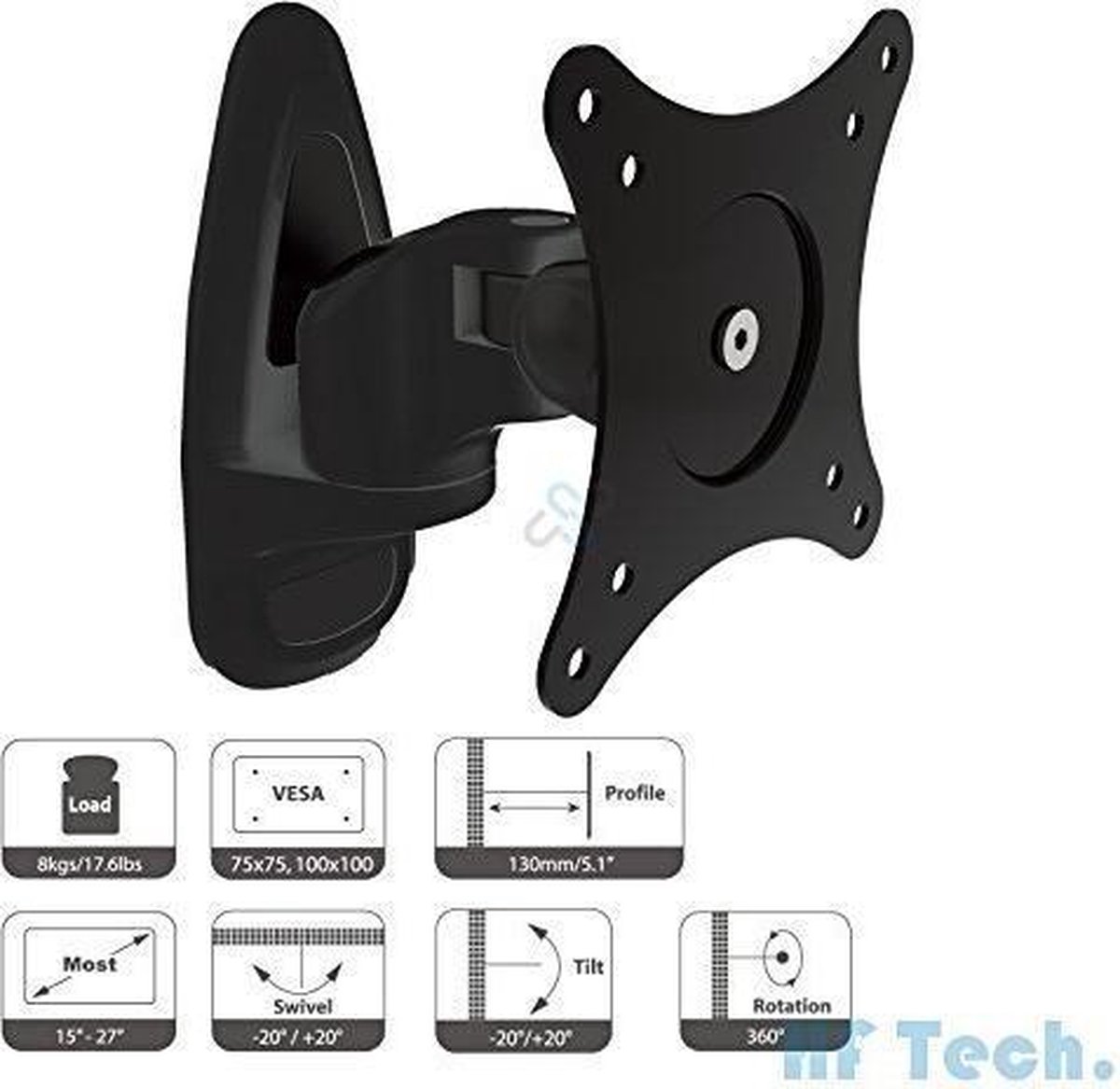 Home Office - VIISAN - HF17B Monitor Beugelhouder