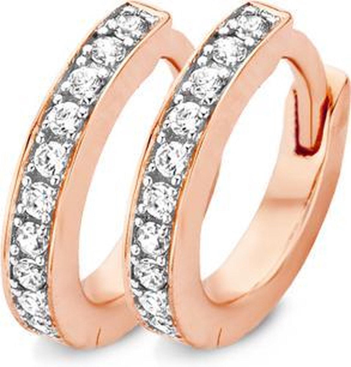 Blush Oorbellen 7129RZI Rosé Goud (14Krt.) met Zirconia