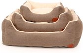 51Degrees North Herringbone Hondenmand - Beige - M 70 x 50 cm