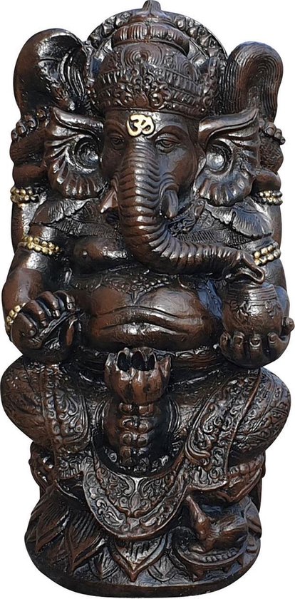 Ganesha beelden groot – Beton brons ganeshabeeld of binnen | GerichteKeuze | bol.com