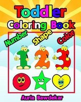 Toddler Coloring Book Numbers Colors Shapes Book