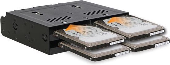 We-Ra. IcyDock 4x6,3cm SAS/SATA HDD&SSD in 1x5,25