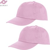 Senvi 5-Panel Fashion Cap Kleur: ROZE 2-Pack