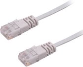 Microconnect V-UTP610-FLAT, 10 m, Cat6, U/UTP (UTP), RJ-45, RJ-45