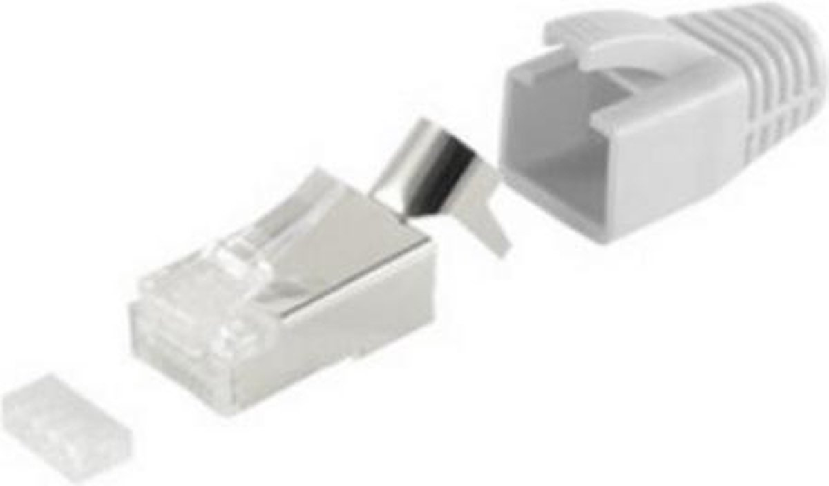 shiverpeaks BS72067-10GR kabel-connector RJ-45 Grijs, Metallic