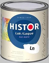 Histor Perfect Finish Mat Lak Alkyd  RAL9005  Gitzwart 2,5 Liter