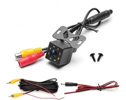 iBello HD Achteruitrijcamera Universeel, night vision met 8 LEDs. Parkeer Camera