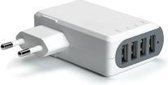 Celly TC4USB5A oplader voor mobiele apparatuur Binnen Wit