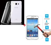 Ultra Dunne TPU silicone case hoesje Met Gratis Tempered glass Screen Protector Samsung Galaxy Grand Neo