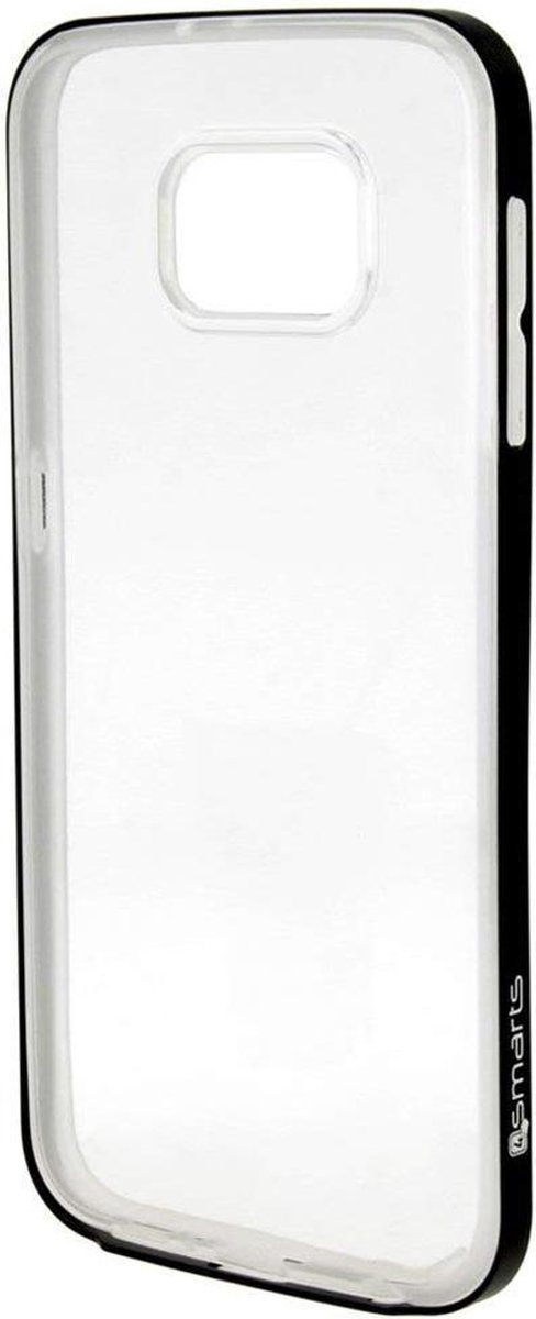 4Smarts Uptown TPU/Aluminium Back Case - Geschikt voor Samsung Galaxy S6 - Zwart