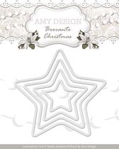 Die - Amy Design - Brocante Christmas - Mini Star Frames