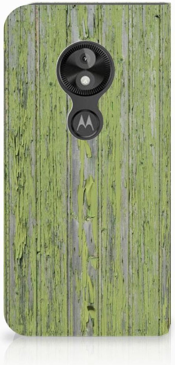 Motorola Moto E5 Play Book Wallet Case Green Wood