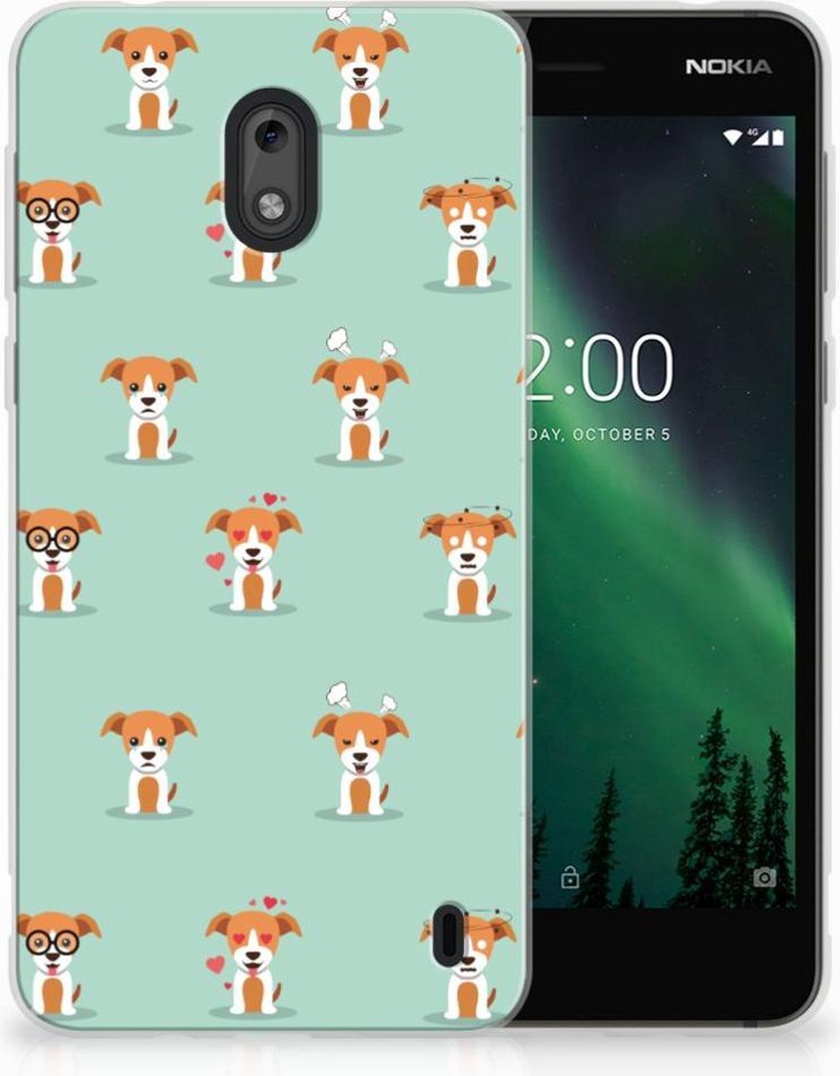 Nokia 2 TPU Hoesje Pups