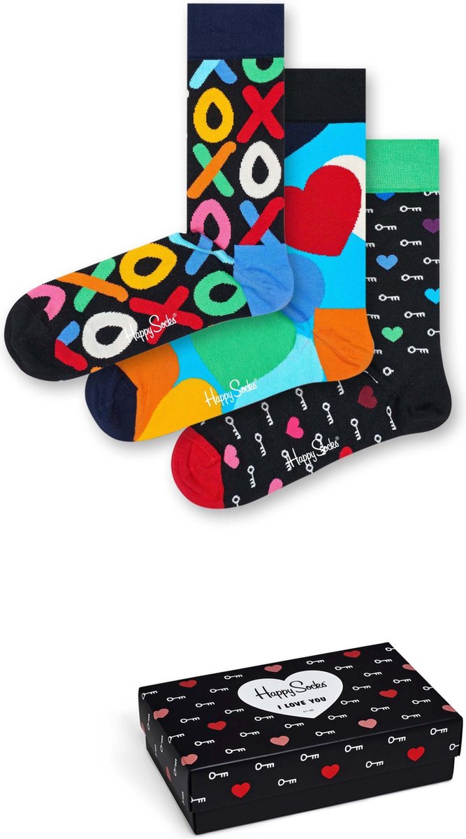 Happy Socks I Love You Giftbox - Valentijn - Maat 41-46 | bol.com