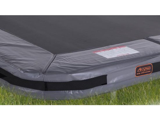 Avyna Pro-Line trampoline rand 300 x 225 cm - Grijs (voor opbouw trampoline)  | bol.com
