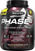 Muscletech Phase 8 - 8 hour Protein - Eiwitshake / Proteïne Poeder - Vanille - 2100 gram (51 shakes)