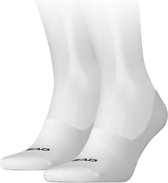 Head footie sokken - 2 paar - Invisible - 38 - Wit