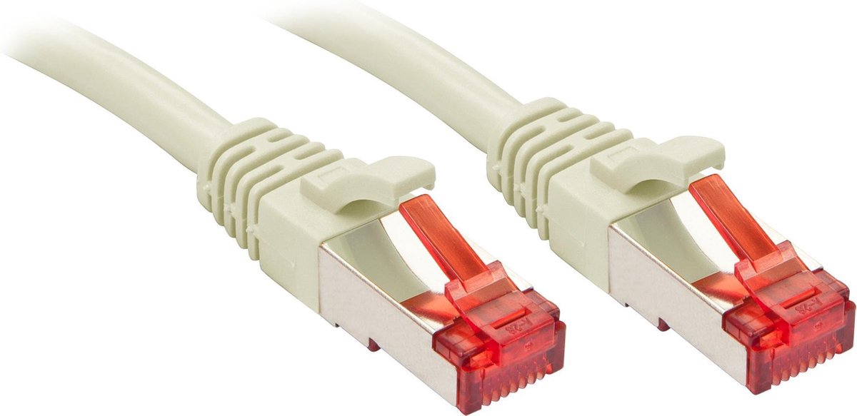 Lindy CAT6 S/FTP Snagless Gigabit Network Cable. Grey