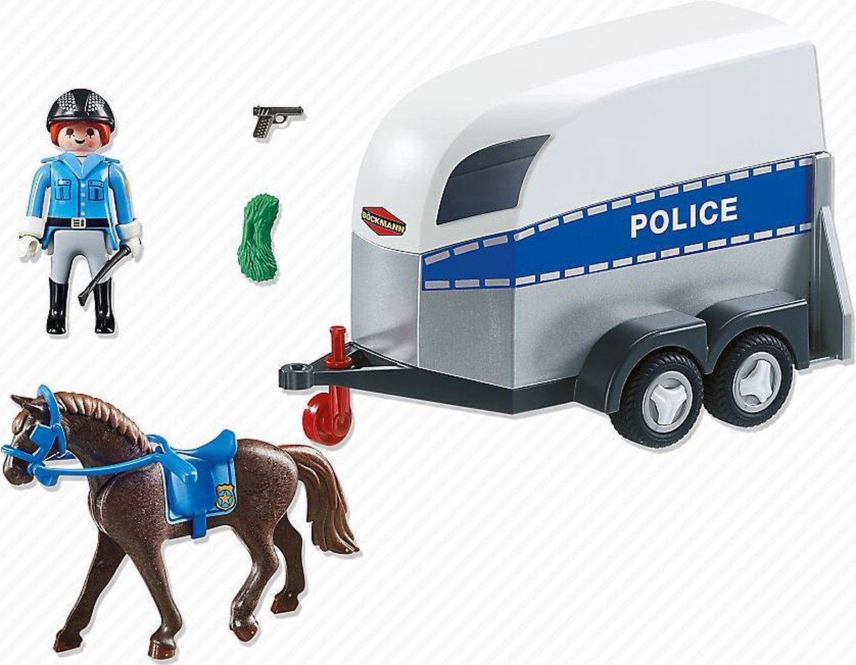 Playmobil Bereden politie met trailer - 6922 — afbeelding 11