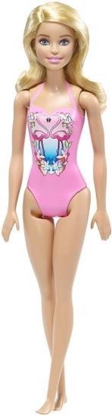 Barbie Tienerpop Met Badpak Roze 33 Cm | bol.com