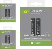 6 Stuks (3 Blisters a 2st) - Duo GP ReCyko+ Pro Professional R03/AAA 800mAh oplaadbaar
