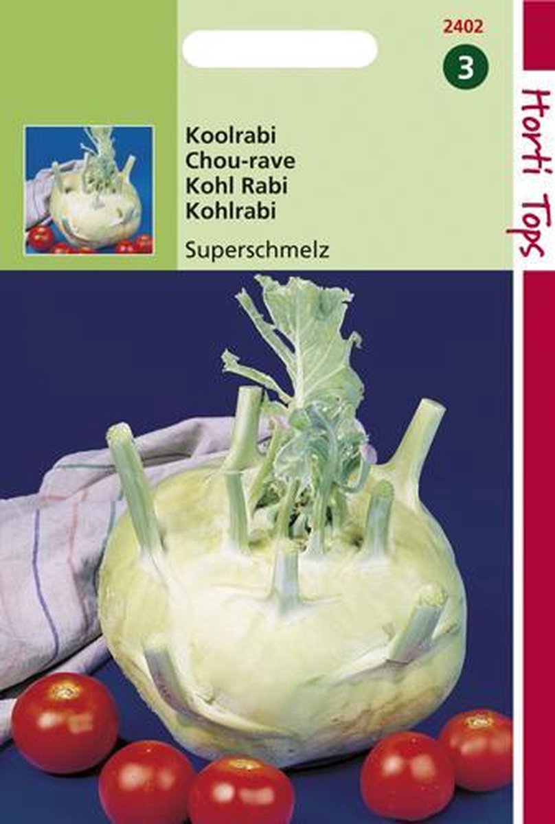 Hortitops Zaden - Koolrabi Superschmelz