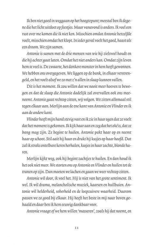 Tekstpagina met een alinea over een gesprek tussen een paar.