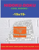 Hidoku-Doku - Cool Sudoku -19x19- 50 Easy + 50 Medium + 50 Hard + 100 Very Hard
