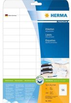Étiquettes HERMA A4 blanc 52,5x21,2 mm papier mat 1400 pcs.