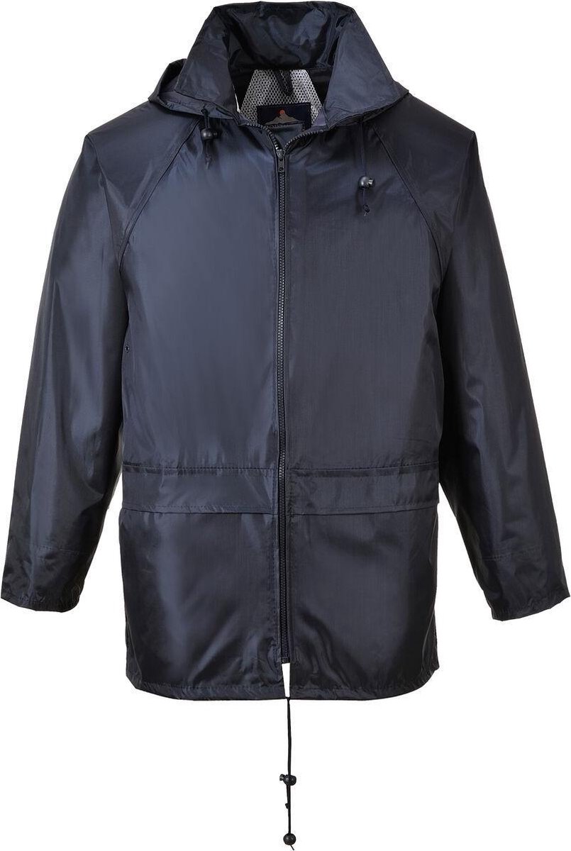 Regenjas Donker blauw Maat S