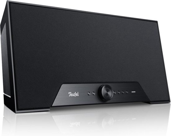 Teufel ONE M Wifi Bluetooth Speaker Multiroom All-in-One Stereo Stereogeluid Aluminium Zwart