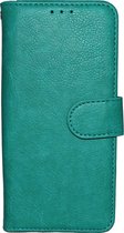iPhone XR Hoesje - Luxe Kunstlederen Portemonnee Book Case - Turquoise
