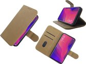 Samsung Galaxy A70 bruine hoesje met zachte sillicone binnenkant