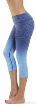 Yoga legging - compressie met hoge taille CAPRI OMBRE Donkerblauw M