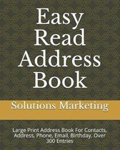 Easy Read Address Book