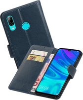 Zakelijke Bookstyle Hoesje voor Huawei Honor 10 Lite Blauw