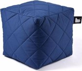 Extreme lounging - B-box  - Quilted - Poef - Outdoor & Indoor - Royalblue